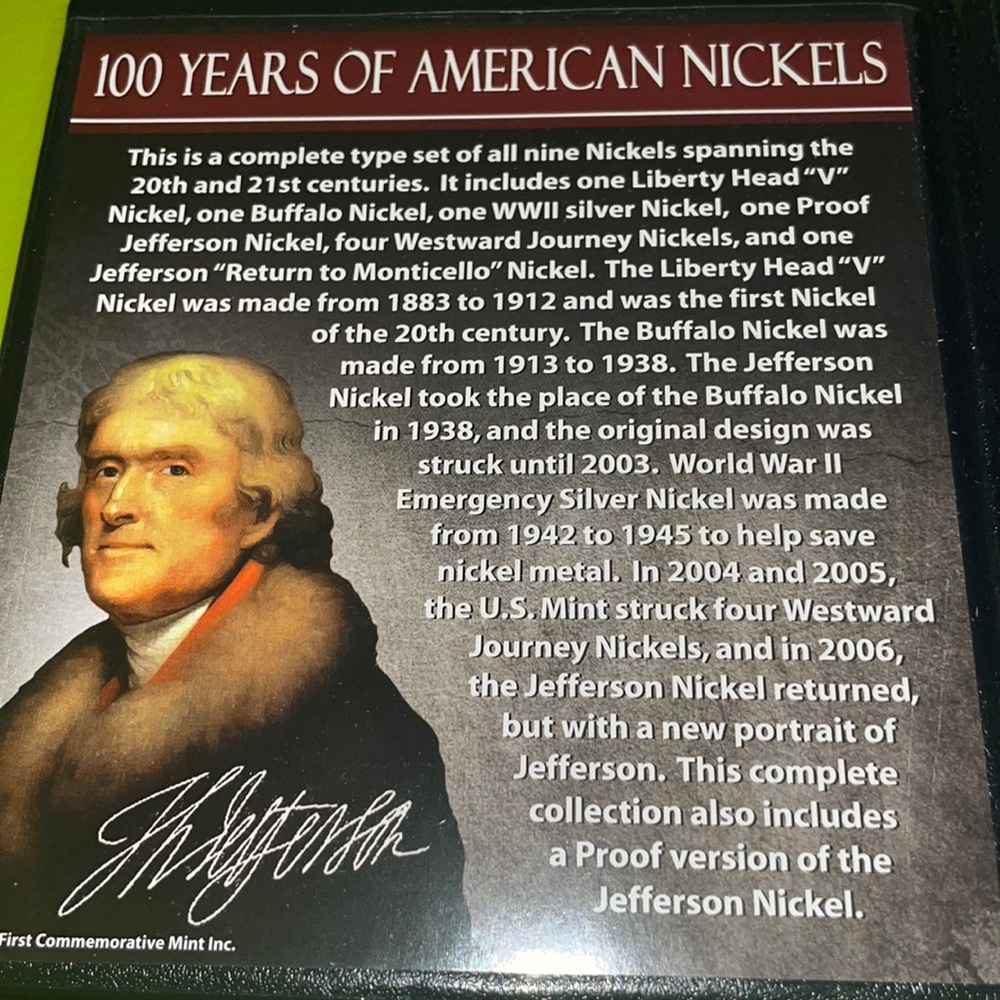 100 Years of American Nickels